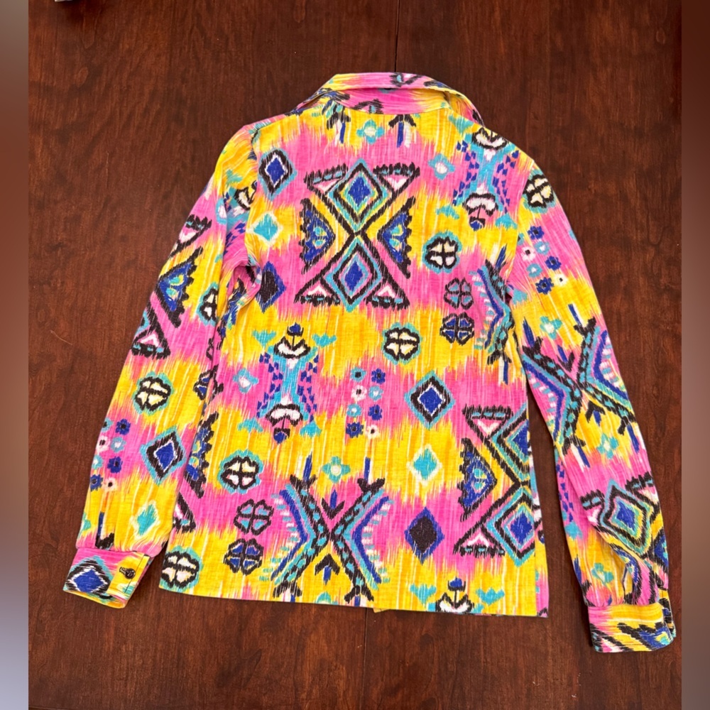 Sears Multicolor Button Down‎ Shirt - Picture 5 of 5
